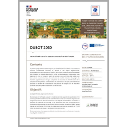 DUBOT 2030 - Industrialisation pour les produits constructifs en bois français 
