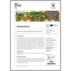 RESSOURCES - Planche mixte bois-béton préfabriqués et bas carbone