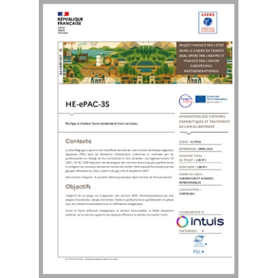 HE-ePAC-3S - Pompe à chaleur haut rendement trois services