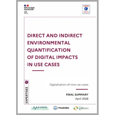 Direct and indirect environmental quantification of digital impacts in use cases