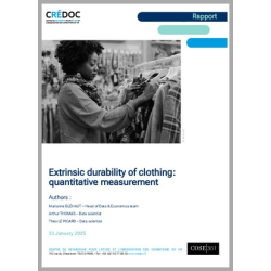 Extrinsic durability of clothing : quantitative measurement