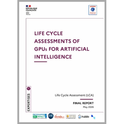 LIFE CYCLE ASSESSMENTS OF GPUs FOR ARTIFICIAL INTELLIGENCE