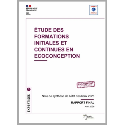 Étude des formations initiales et continues en écoconception