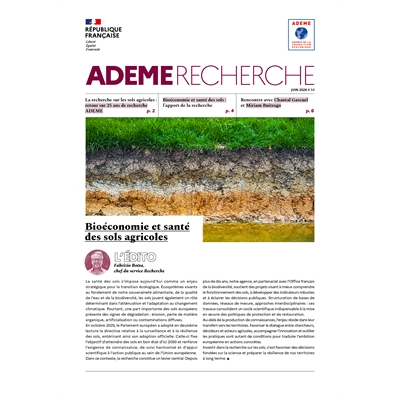 Lettre ADEME Recherche n° 54 - Juin 2026