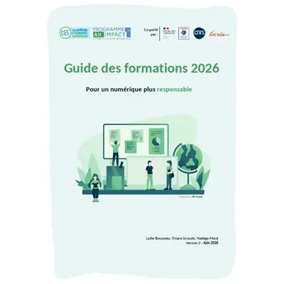 Guide de formation 2026 pour un numérique plus responsable