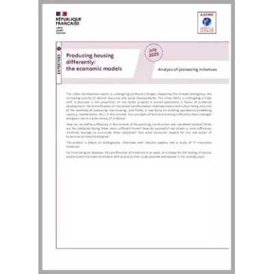 Producing housing differently: the economic models 