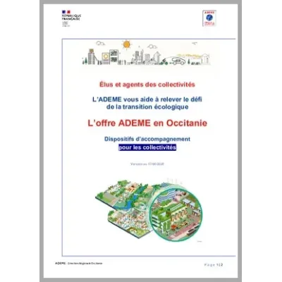 L'offre ADEME en Occitanie. Dispositifs d'accompagnements pour les collectivités