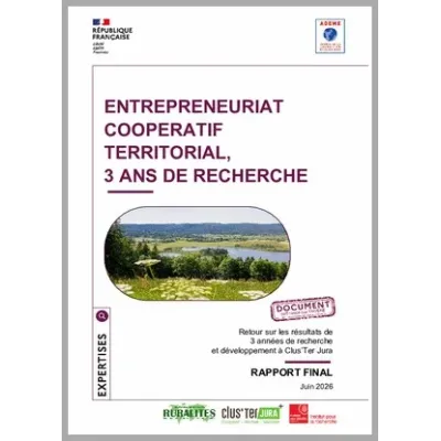 ENTREPRENEURIAT COOPÉRATIF TERRITORIAL, 3 ANS DE RECHERCHE
