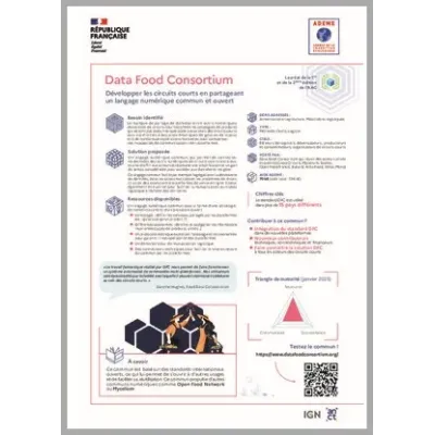 Data Food Consortium : infographie