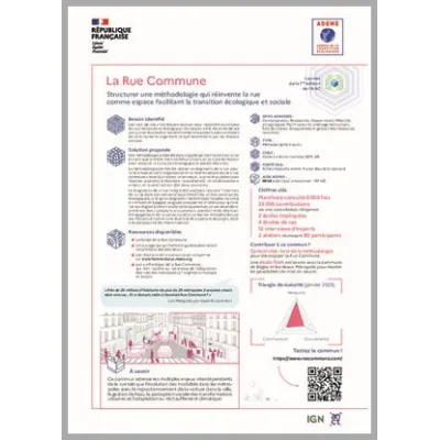 La rue commune : infographie