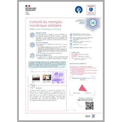 Collectif du réemploi numérique solidaire : infographie