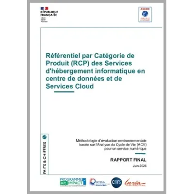 Référentiel par Catégorie de produit (RCP) de services cloud et de centre de données