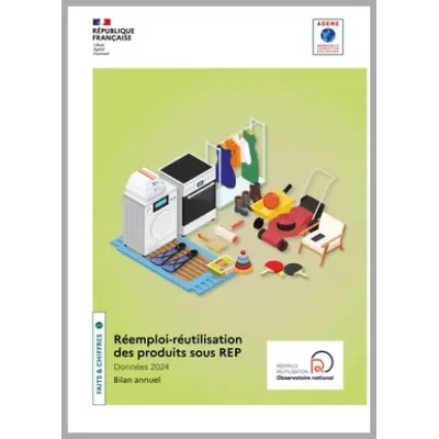 Réemploi-réutilisation des produits : données 2024