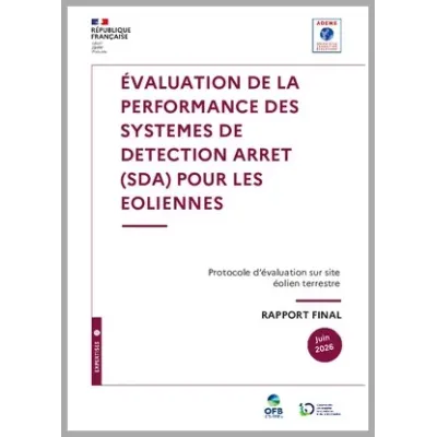 Protocole d'évaluation sur site éolien terrestre des systèmes de détection arrêt (SDA)