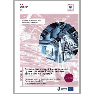 Decarbonising energy-intensive industries by 2050 : which technologies and what socio-economic impacts ?