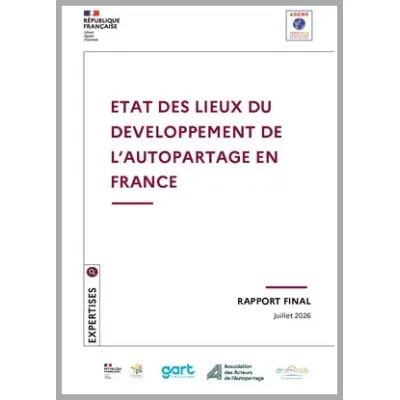 Etat des lieux du développement de l'autopartage en France