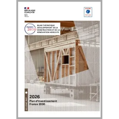 Bilan thématique développement de la construction et de la rénovation hors site (CRHOS)