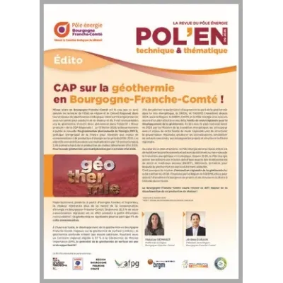 CAP sur la géothermie en Bourgogne-Franche-Comté !