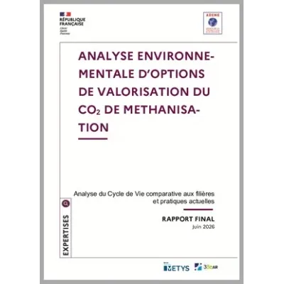 Evaluation environnementale d'options de valorisation du CO2 de méthanisation