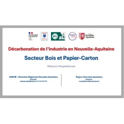 Décarbonation de l'industrie en Nouvelle-Aquitaine