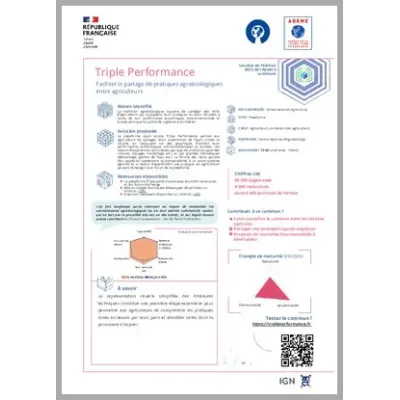 Triple performance : infographie