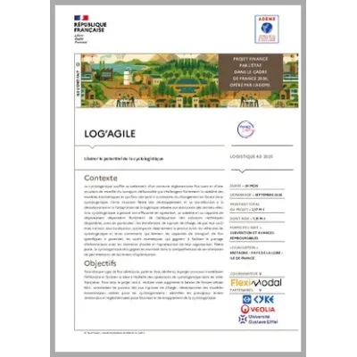 LOG'AGILE - Libérer le potentiel de la cyclologistique 