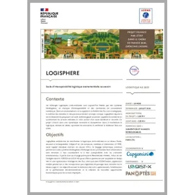 LOGISPHERE - Socle d'interopérabilité logistique événementielle souverain