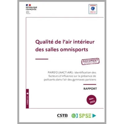 Qualité  de l'air intérieur des salles omnisports