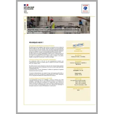 Re-Nêtre : créer une activité de démantèlement d'huisseries en fin de vie pour éviter leur enfouissement - Bretagne