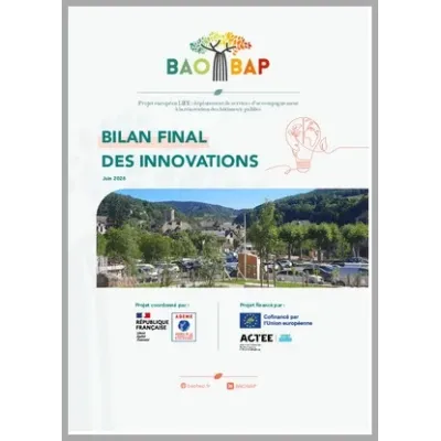 Bilan final des innovations du projet BAOBAP
