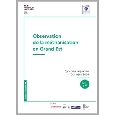 Observatoire de la méthanisation en Grand Est données 2024