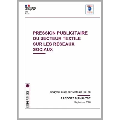 Pression publicitaire du secteur textile sur les réseaux sociaux