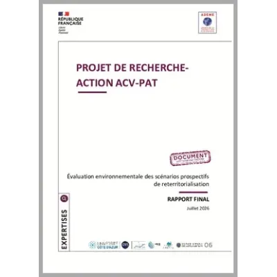 Projet de recherche action : ACV PAT (Projets Alimentaires Territoriaux)