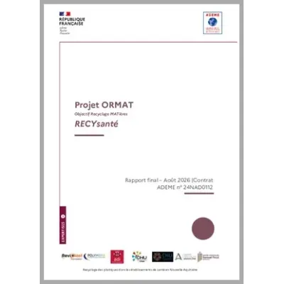 Projet ORMAT - Objectif Recyclage MATières