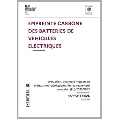 Empreinte carbone des batteries de véhicules électriques 