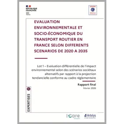 Evaluation environnementale et socio-économique du transport routier en France selon des scénarios de 2020 à 2035