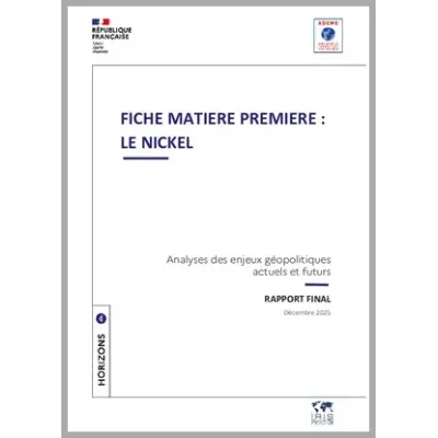 Fiche matière première : le nickel