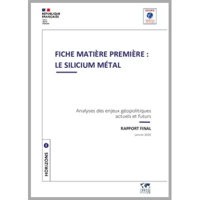 Fiche matière première : le silicium métal