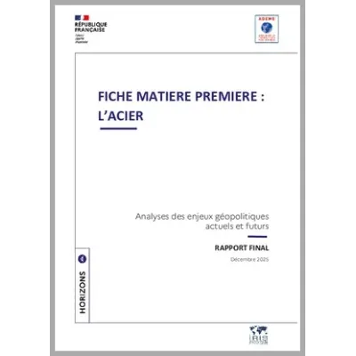 Fiche matière première : l'acier