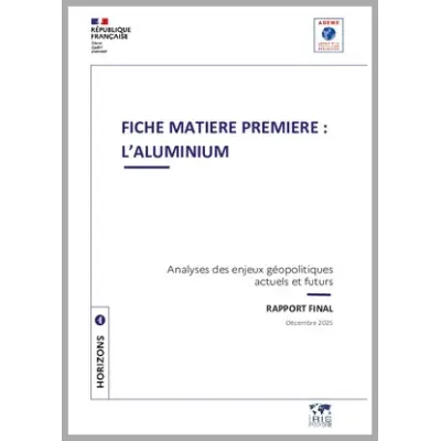 Fiche matière première : l'aluminium