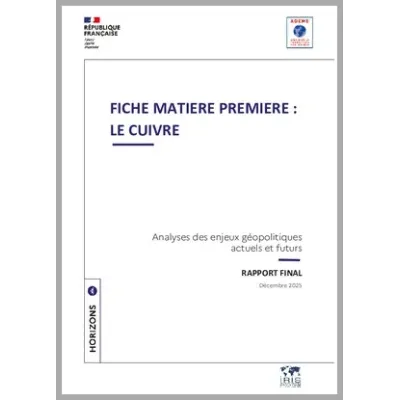 Fiche matière première : le cuivre
