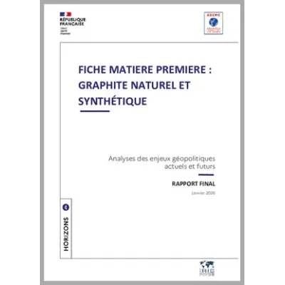 Fiche matière première : graphite naturel et synthétique