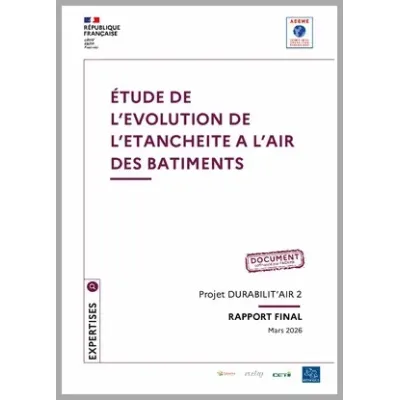 Étude de l'évolution de l'étanchéité à l'air des bâtiments pendant la première année d'occupation