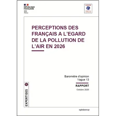 Perceptions des Français à l'égard de la pollution de l'air en 2026