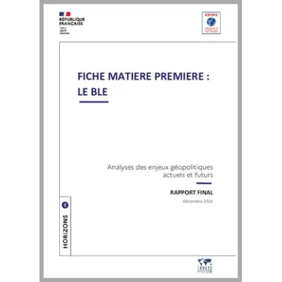 Fiche matière première : le blé