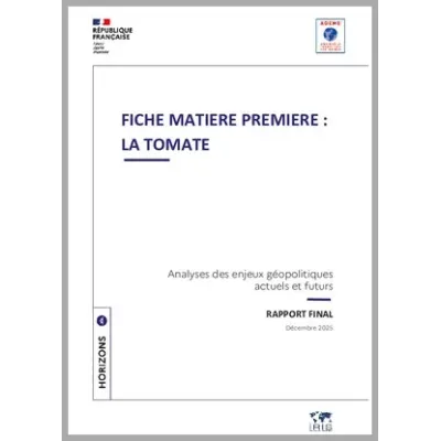 Fiche matière première : la tomate