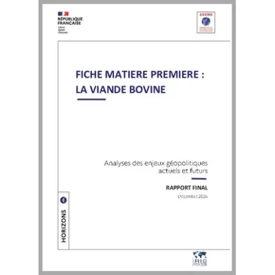 Fiche matière première : la viande bovine