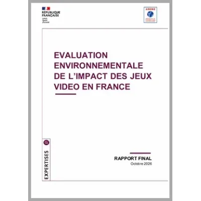 Evaluation environnementale de l'impact des jeux vidéo en France