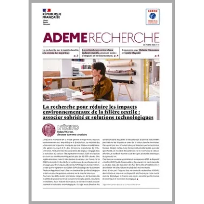 Lettre ADEME Recherche n° 55 - octobre 2026
