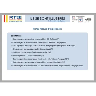 " Ils se sont illustrés " en transition écologique